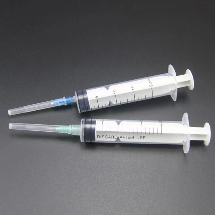 Heildsölusprauta, 1ml 2ml 5ml 10ml 20ml 30ml 50ml Einnota lækningasprauta
