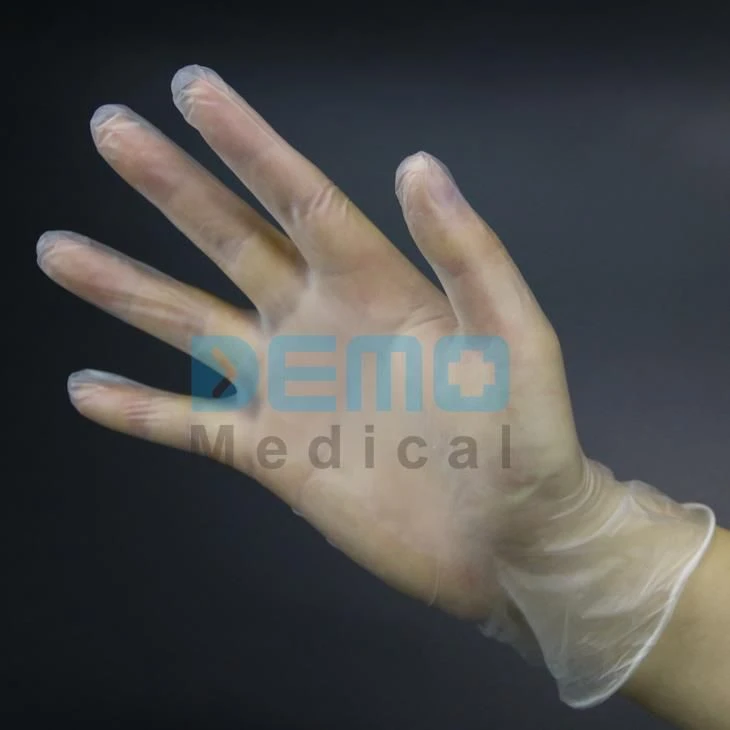 Einnota almenna notkun Medical Comfort Transparent Vinyl Powder Free Handhans...
