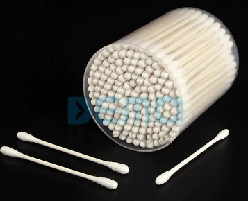 Cotton Buds Förðun Fjarlægðu Cotton Buds Medical þurrku með pappírsstöngum